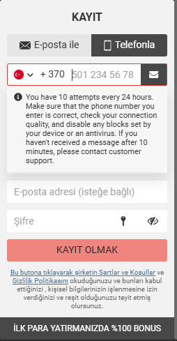 Megapari Hesap Girişi Sayfası